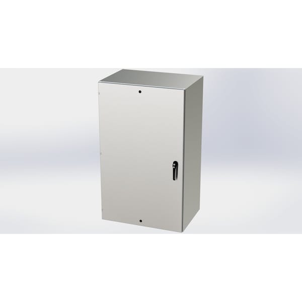 Saginaw Control & Engineering 3 Point Latch with Padlock Handle Electrical Enclosures, 60 in H, 24 in D, 36 in W SCE-60EL3624SSLPPL - main